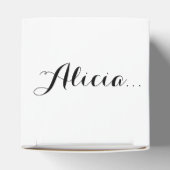 秋カボチャパーソナライズされたブリデスメイド提案 フェイバーボックス (上部)