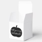 秋カボチャパーソナライズされたブリデスメイド提案 フェイバーボックス (オープン)