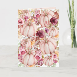 秋カボチャピンクバーガンディ結婚式 プログラム