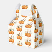 秋カボチャフローラベビーシャワーカスタム フェイバーボックス (裏面サイド)