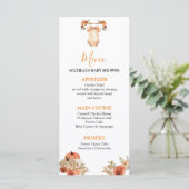 秋カボチャフローラベビー服ベビーシャワーメニュー メニュー (スタンド正面)