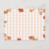 秋カボチャフローラママ用ベビー服アドバイス エンクロージャーカード (裏面)