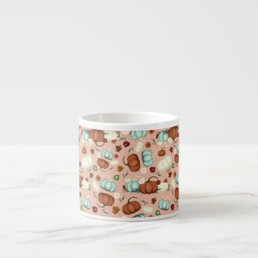 秋カボチャフローラ エスプレッソカップ (正面)