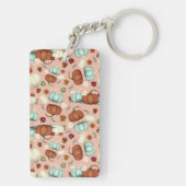 秋カボチャフローラ キーホルダー (裏面)