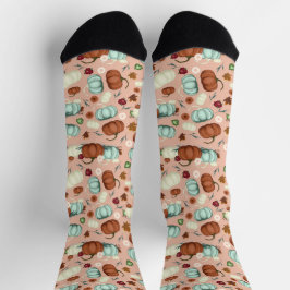 秋カボチャフローラ ソックス