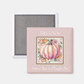 秋カボチャフローラ マグネット (正面/裏面)