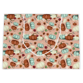 秋カボチャフローラ ラージペーパーバッグ