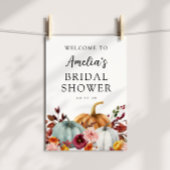 秋カボチャブライダルシャワーへようこそ ポスター