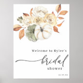 秋カボチャブライダルシャワーへようこそ ポスター (正面)