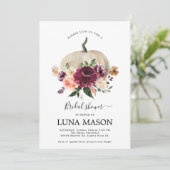 秋カボチャブライダルシャワー招待 招待状 (スタンド正面)