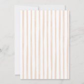 秋カボチャヴィンテージオレンジボウトイレティー 招待状 (裏面)