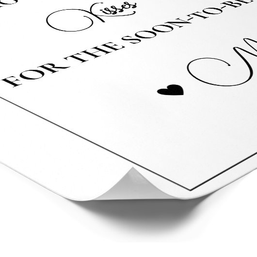 秋カボチャ何個のキスブライダルシャワーゲーム ポスター (角)