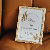 秋カボチャ何個のキスブライダルシャワーゲーム ポスター