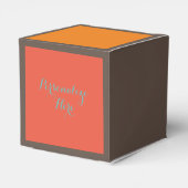 秋カボチャ及び紅葉リース フェイバーボックス (裏面サイド)