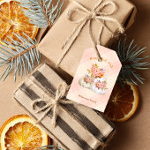 秋カボチャ収穫ピンク感謝祭カスタマイズ ラッピングペーパーシート