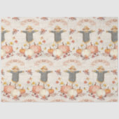 秋カボチャ収穫秋の葉のデクペ素朴ージ 薄葉紙 (正面)