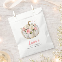 秋カボチャ女の子ベビーシャワー優先バッグ フェイバーバッグ