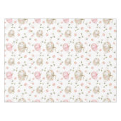 秋カボチャ女の子ベビーシャワー テーブルクロス (正面(横))