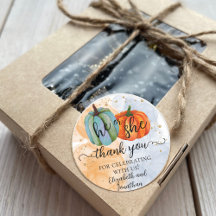 秋カボチャ彼または彼女は性別を明らかにありがとう