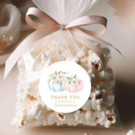 秋カボチャ性別の表示 ラウンドシール