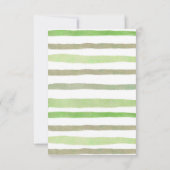 秋カボチャ恐竜ベビーシャワー招待状轟音 招待状 (裏面)