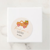 秋カボチャ感謝していユー誕生日 フェイバータグ (インサイチュ)