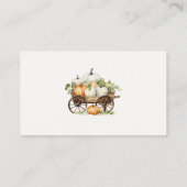 秋カボチャ推測カボチャのゲームカード数 エンクロージャーカード (裏面)