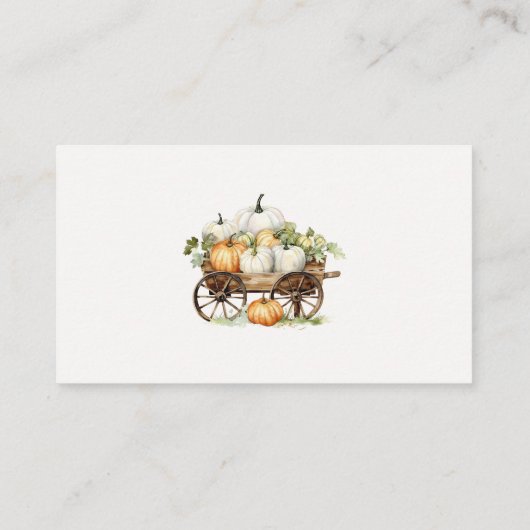 秋カボチャ推測カボチャのゲームカード数 エンクロージャーカード (裏面)