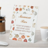 秋カボチャ桃佐バーベイシャワー台座標識 台座サイン (インサイチュ)