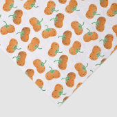 秋カボチャ模様秋ハーベストオレンジ 薄葉紙 (詳細)