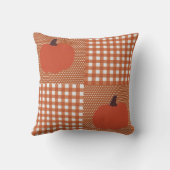 秋カボチャ焼きオレンジ クッション (裏面)