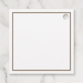 秋カボチャ熊ベビーシャワー フェイバータグ (裏面)