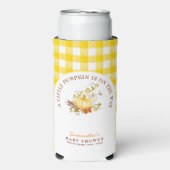 秋カボチャ男女兼用の赤ちゃんクールシャワー スリム缶クーラー (Seltzer正面)