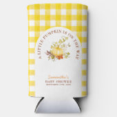 秋カボチャ男女兼用の赤ちゃんクールシャワー スリム缶クーラー (正面)