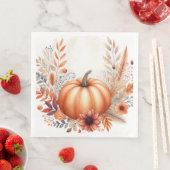 秋カボチャ秋の赤ちゃんシャワー (インサイチュ)