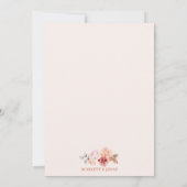 秋カボチャ秋インラブブライダルシャワー招待状 招待状 (裏面)