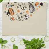 秋カボチャ秋サンクスギビングハロウィーン キッチンタオル (折り畳み)