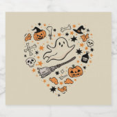 秋カボチャ秋サンクスギビングハロウィーン ビールラベル (シングルラベル)