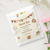 秋カボチャ秋ベビーシャワー フェイバーバッグ (封をした状態)