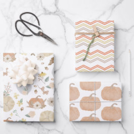 秋カボチャ秋ラッピングペーパー ラッピングペーパーシート