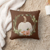 秋カボチャ秋桃さびフローラモス クッション (ブランケット)