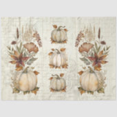 秋カボチャ紅葉フローラウッドデクページ 薄葉紙 (正面)