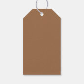 秋カボチャ結婚式の引き出物ラベル ギフトタグ (裏面)