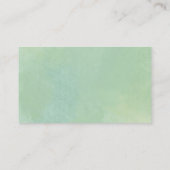 秋カボチャ緑の赤ちゃんシャワーおむつラッフルカード エンクロージャーカード (裏面)