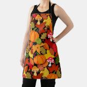 秋カボチャ葉と エプロン (インサイチュ)