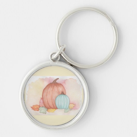 秋カボチャ葉と キーホルダー (正面)