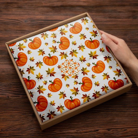 秋カボチャ葉ティッシュペーパー |ティッシュペーパー 薄葉紙