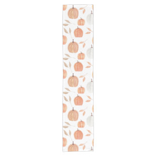 秋カボチャ葉& ショートテーブルランナー