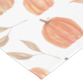 秋カボチャ葉& テーブルクロス (アングル)