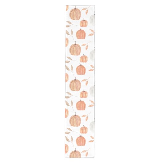 秋カボチャ葉& ミディアムテーブルランナー (正面)